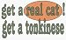   - get a real cat! Get a tonkinese Decals / Stickers * Pack of 10