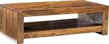 SHEESHAM(ROSEWOOD) CONTEMPORARY HARDWOOD COFFEE TABLE WITH SHELF INDIAN FURNITURE