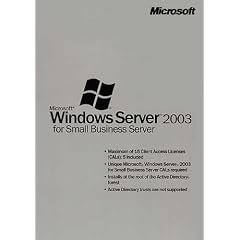 MS Windows Server for Small Business 2003 CD 5Clt, L�sung ohne Exchange