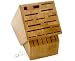 Shun 22-Slot Bamboo Knife Storage Block