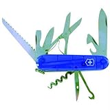 Victorinox Swiss Army Huntsman Translucent Pocket Knife (Sapphire)