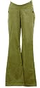 Women's Lauren Kiyomi Adjustable Cord Pants (Maternity) - More Colors Available, M, Kiwi