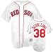 Curt Schilling White Majestic MLB Home Replica Boston Red Sox Jersey