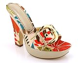 FLOWER BIG BUCKLE HEEL