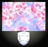 Pink Flowers Decorative Night Light