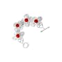 Sterling Silver Chalcedony Fashion Bracelet - 7''