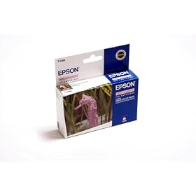 Epson Stylus Photo printer original ink inkjet print cartridge T0486 Light Magenta ( RED )