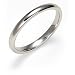 Platinum 2.5mm Comfort Fit Plain Band