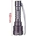 Securitylng 600 Lumens 3 Modes XM-L U2 LED Titanium Flashlight