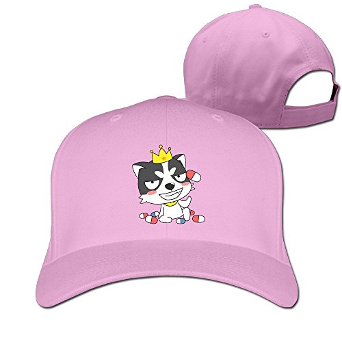 Logog 8 Geek Cute Huskies Like A King Hiphop Cap One Size Pink You Can