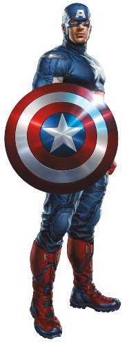 RoomMates RMK1908GM Avengers Captain America Peel and Stick Giant Wall Decal