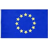 EU (European Union) Flag - 3 foot by 5 foot Polyester (NEW)