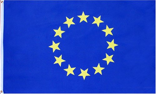 EU (European Union) Flag - 3 foot by 5 foot Polyester (NEW)