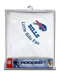Buffalo Bills Hooded Baby Towel (White)
