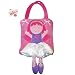 2 Item Bundle: Sassafras Large Pink Princess Ballet Bag + Hair Bow