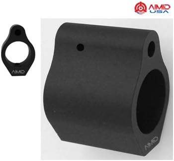 AIMID AR 15 Mil Black Steel 750 Low Profile Gas Ring For Picatinny Rail Scope Sights