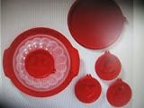 41J5b7IkeQL. SL160  8 Vintage Tupperware Individual Jel Jell O Jell Ette Mold Set