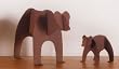 Medium Rusty Bear & Cub Sculptures