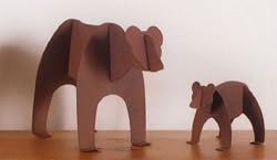 Medium Rusty Bear & Cub Sculptures