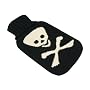 Present Time Hot Water bottle skully design length 30cm 750cl black skull