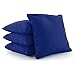 Tailor Spot® All Weather Resistant Cornhole Bean Bags (Set of 8) Set Standard ACA/ACO Regulation Plastic Resin Filled 25+ Colors (Red-Royal Blue)
