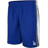 MLB Majestic L.A. Dodgers Royal Blue Umpire Call Mesh Shorts (Small)