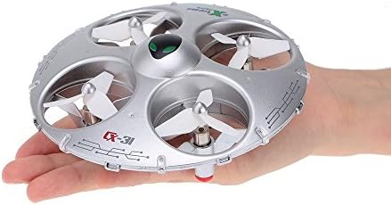 UthCracy Mini UFO Quadcopter Headless Mode 3D Flip 4CH 6-Axis Gyro Remote Control RC Drone Helicopter with LED light (White)