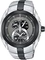 Seiko Watches Seiko Arctura Kinetic Chronograph Case Back Transparent 100m Water Resistant Men's Watch
