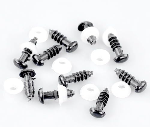 500 pcs (250 Pairs) 6 mm Plastic Toy Making Craft Teddy Doll Safety Eyes DIY Idea