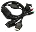 Wii/PS3 VGA HDTV AV Cable