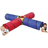 POCO DIVO 4-way Tunnel Pop-up Fun Junction Set 8 Feet Toy Tent Kids Play Tube