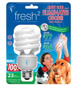 Fresh2 Odor Controlling Fluorescent Bulb