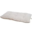 PETMAKER Lavish Cushion Pillow Furry Pet Bed, Large, Latte