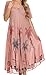 Sakkas Kai Palm Tree Caftan Tank Dress/Cover Up