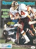 John Riggins autographed Sports Illustrated Magazine (Washington Redskins)