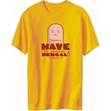 T-Shirt Mens Yellow  Have you hugged a Bengal  today?  Cats