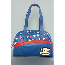 Paul Frank The Julius Hearts Dome Satchel in Blue,Bags (Handbags/Totes) for Women