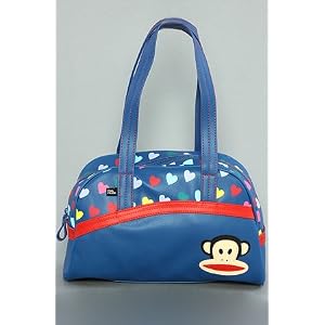 Paul Frank The Julius Hearts Dome Satchel in Blue,Bags (Handbags/Totes) for Women