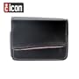 icon Black Leather w/ Pink Stitching Digital Camera Case for Sony Cyber-Shot DSC-T99, W350, W560, WX5, WX9, WX10
