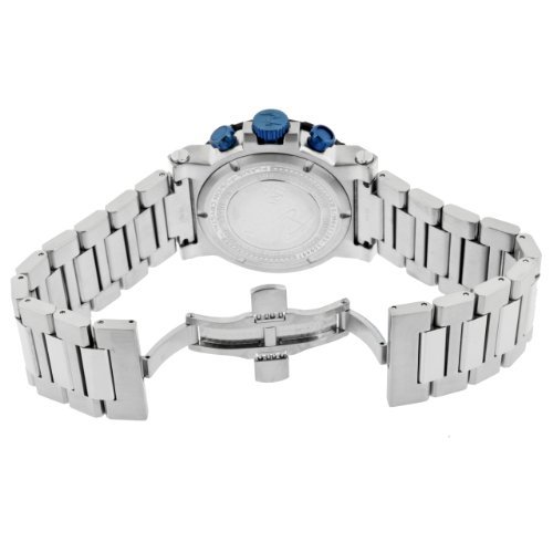 Invicta Men's 10586 Reserve Chronograph White Textured Dial Stainless Steel Watch