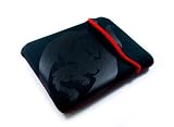 Apocalypse reversible neoprene sleeve case cover for netbook / laptop / notebook - "Guardian" design - in size: 6 inch 6" / (15.24 cm) / color: Red/Black / compatible with (Sony Reader PRS-500 PRS500 PRS505 / PRS-700 PRS700 / PRS-600 PRS600 Touch)