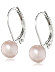 Honora "Girls" Freshwater Cultured Pearl 5.5mm Lever Back Earrings