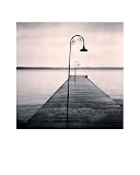Leaning Pier Lamp Art Print Poster By Bill Schwab, 15.75 ' x 19.5 '