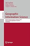Geographic information science : 8th international conference, GIScience 2014, Vienna, Austria, September 24-26, 2014, proceedings