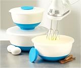 METRO 1891BL MIXING BOWL W/LID NON SKID BASE S/3