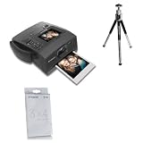 Polaroid Z340 Instant Digital Camera with Zink (Zero Ink) Printing Technology Bundled with Pltri8 Tripod and 30 pack Zink Paper ~ Polaroid