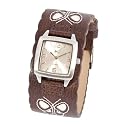 MC Damenarmbanduhr Lederband 10672