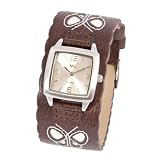 MC Damenarmbanduhr Lederband 10672