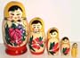 Semenov Russian Nesting Doll 5pc./4"