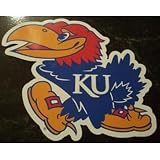 Kansas Jayhawks Mascot Logo NCAA Car Magnet